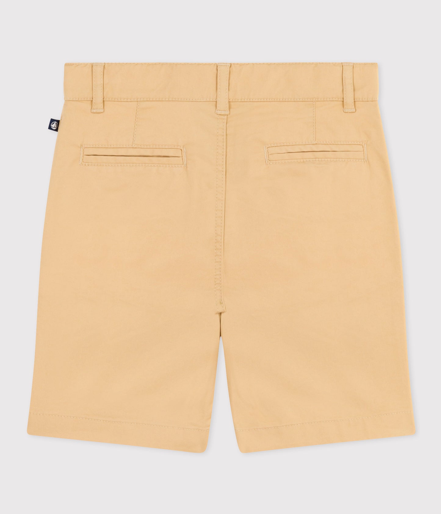 Bermudashorts i bomuldslærred til drenge - beige