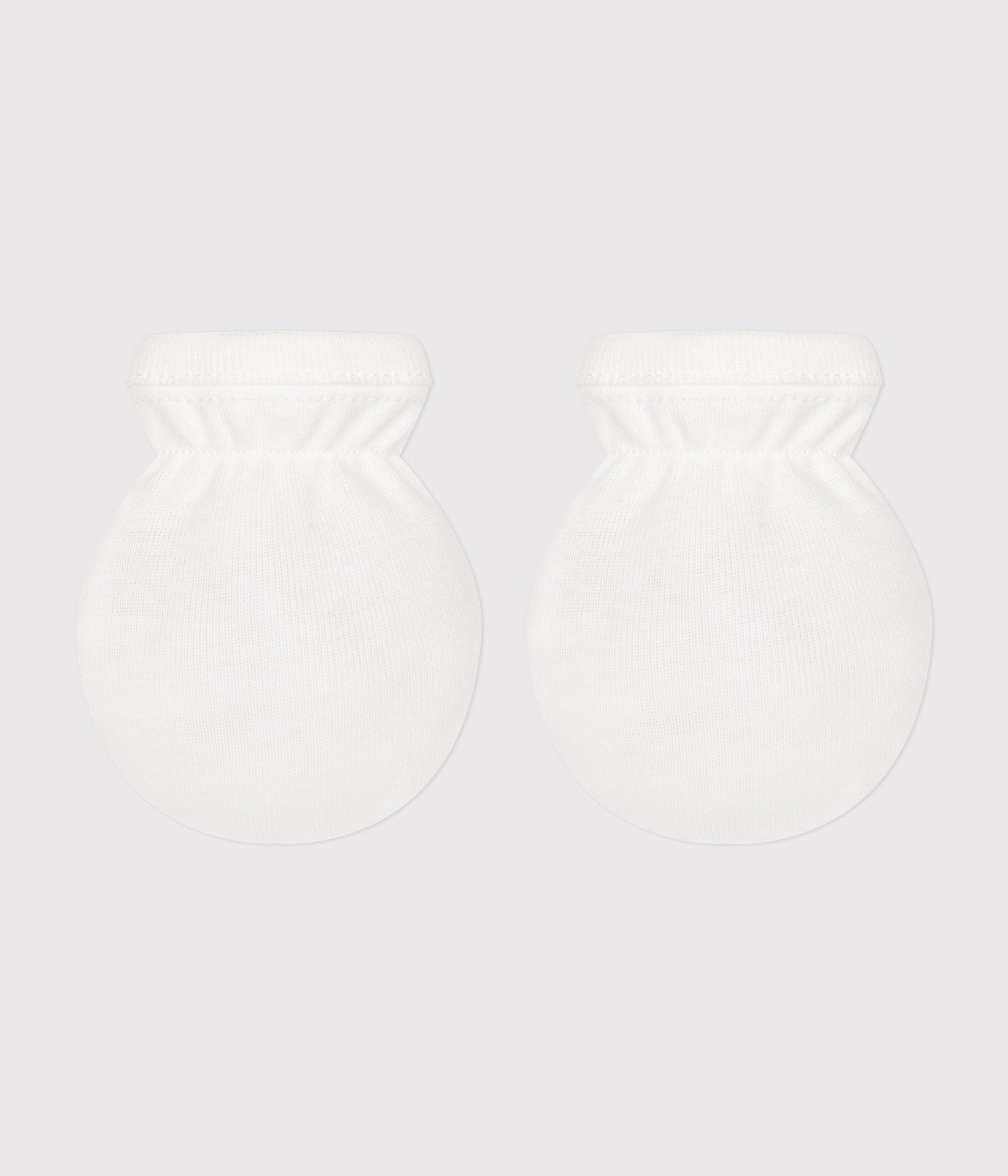 Vanter i bomuld til baby - hvid