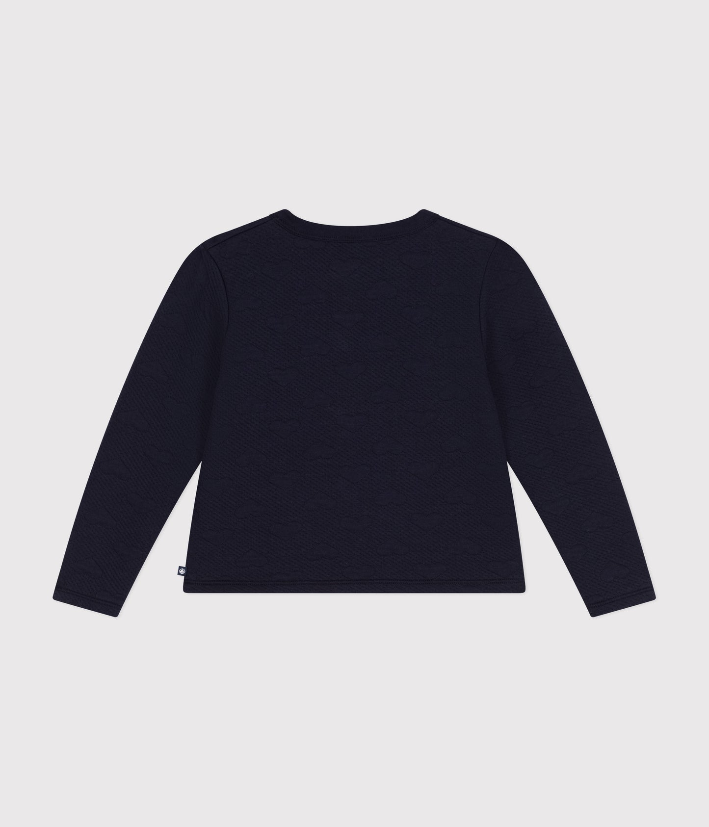 Mørkeblå bomuldscardigan til børn