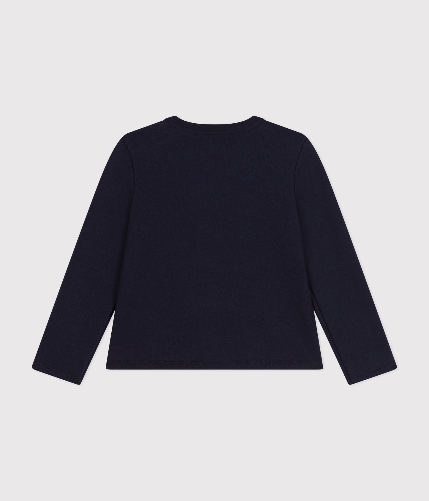 Cardigan med broderet hjerte til børn - mørkeblå