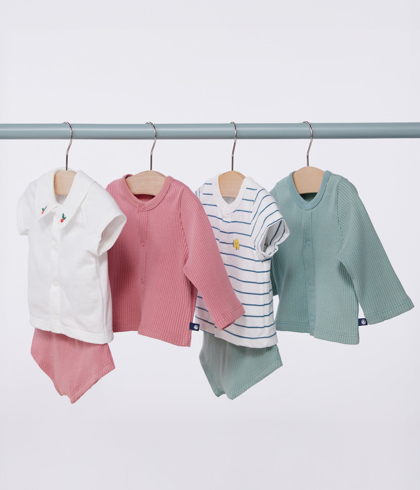 Tredelt sæt til baby i bomuld