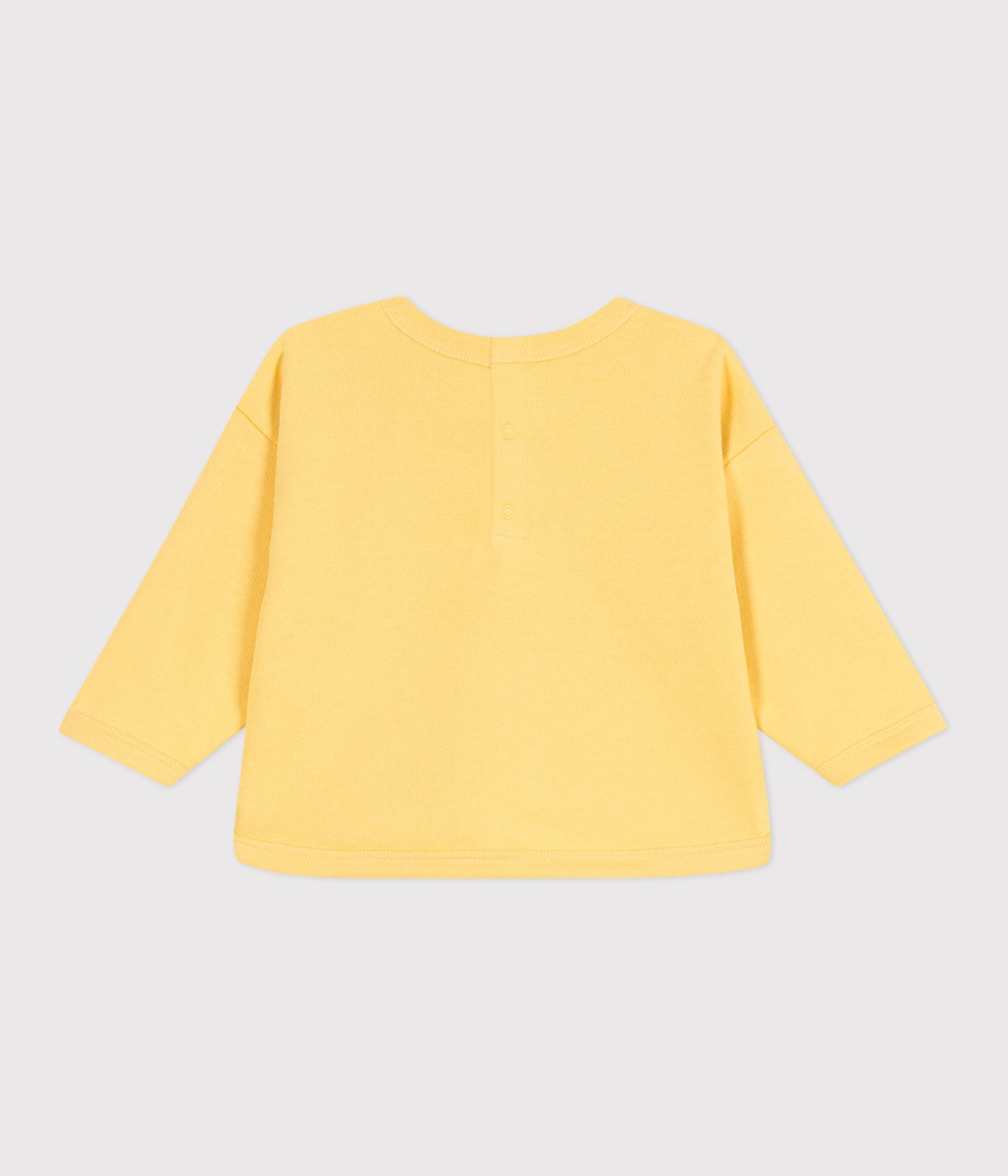 Sweatshirt til baby i gul med logo