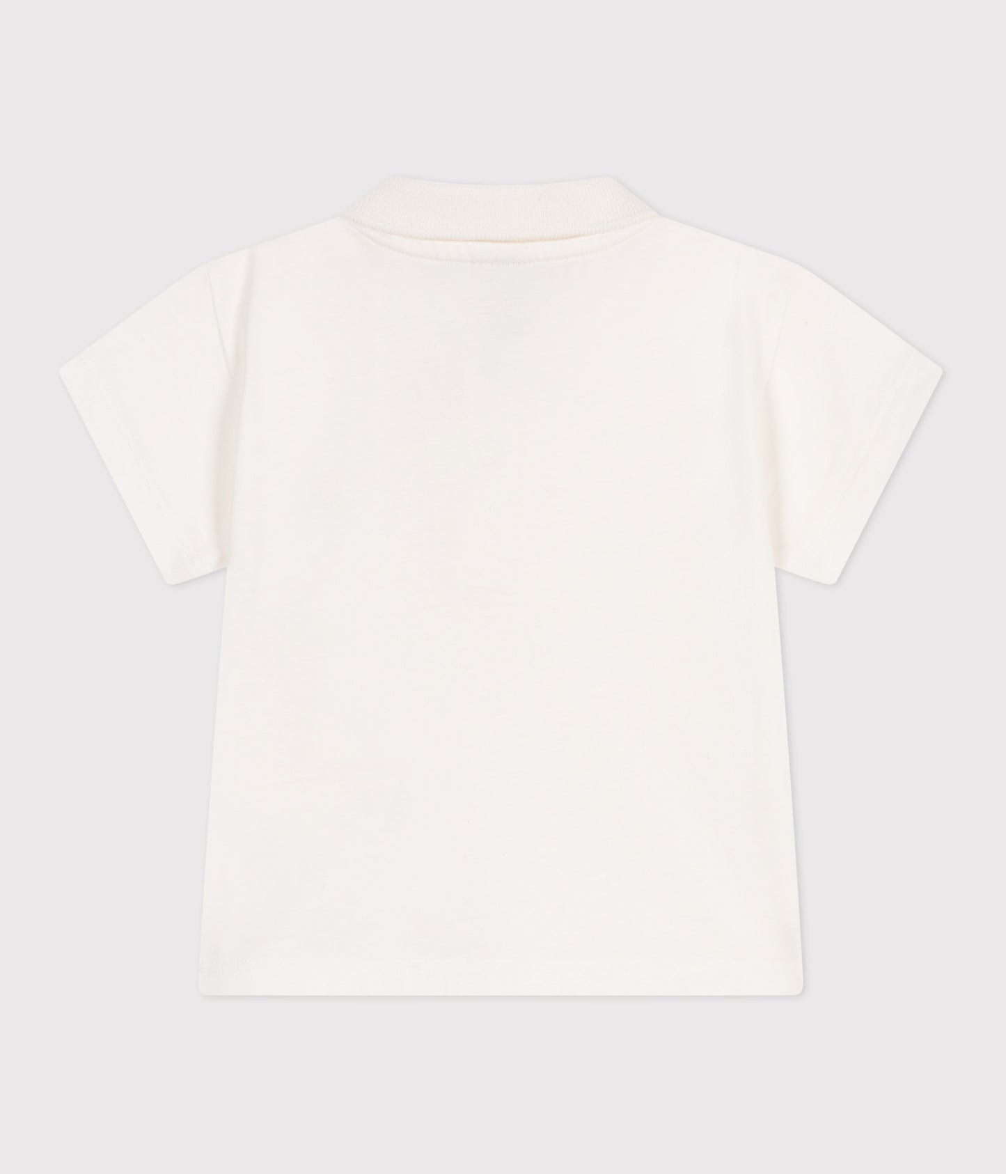 Kortærmet polo til baby - hvid