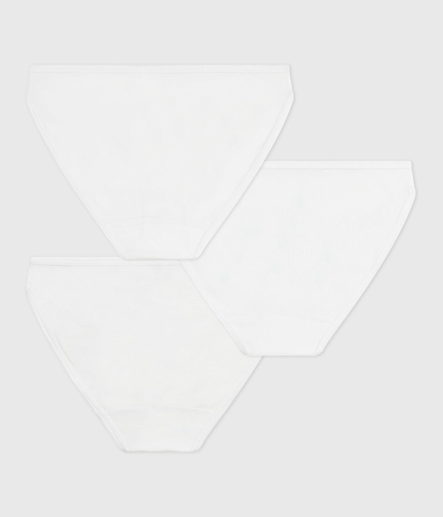 3-pak trusser til kvinder - hvide