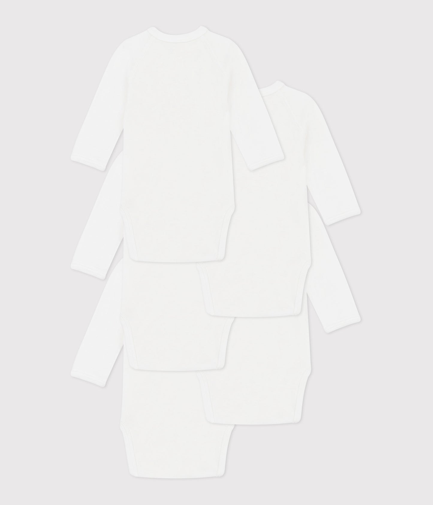 5-pak langærmede body med krydslukning - ugedage