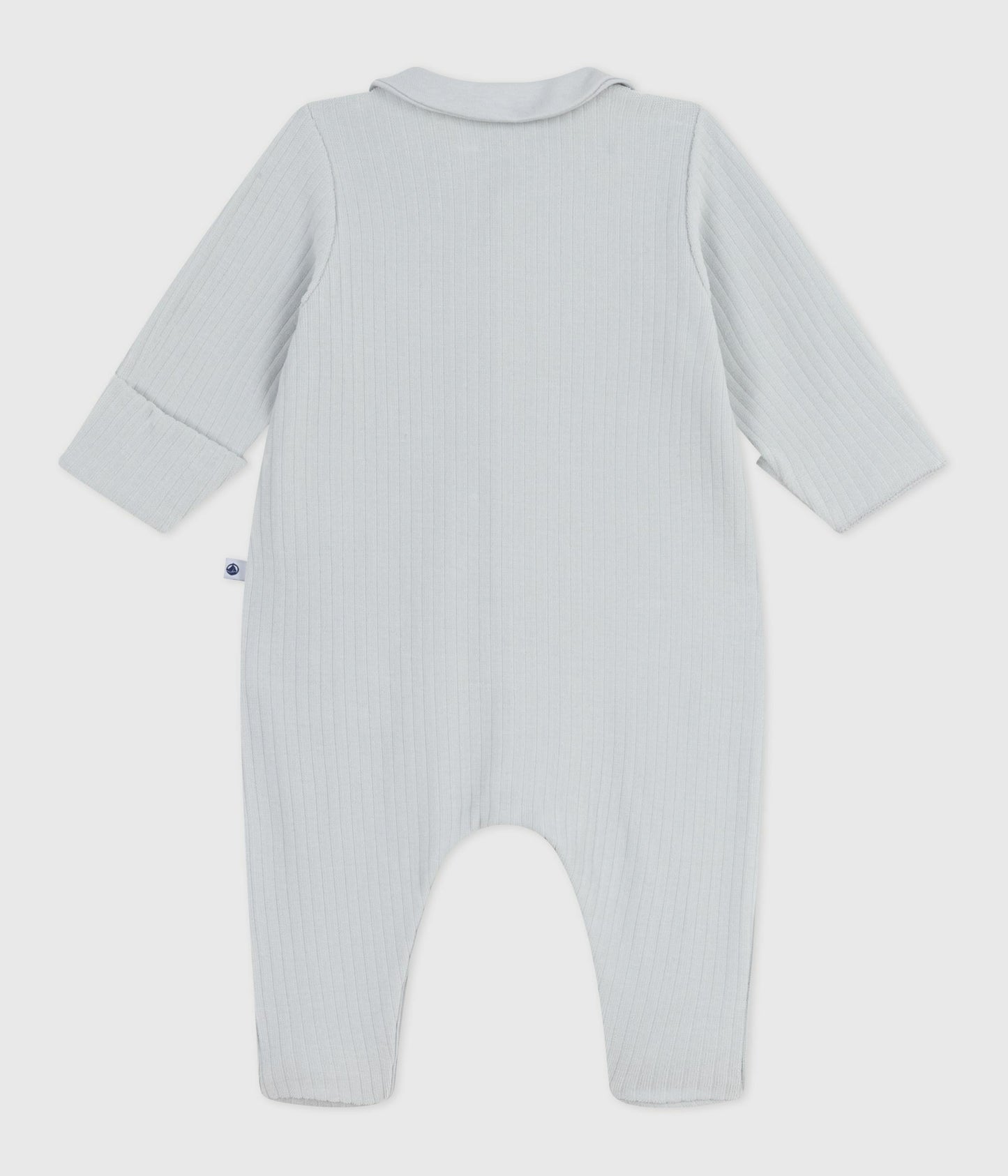 Pyjamas i lyseblå velour til baby