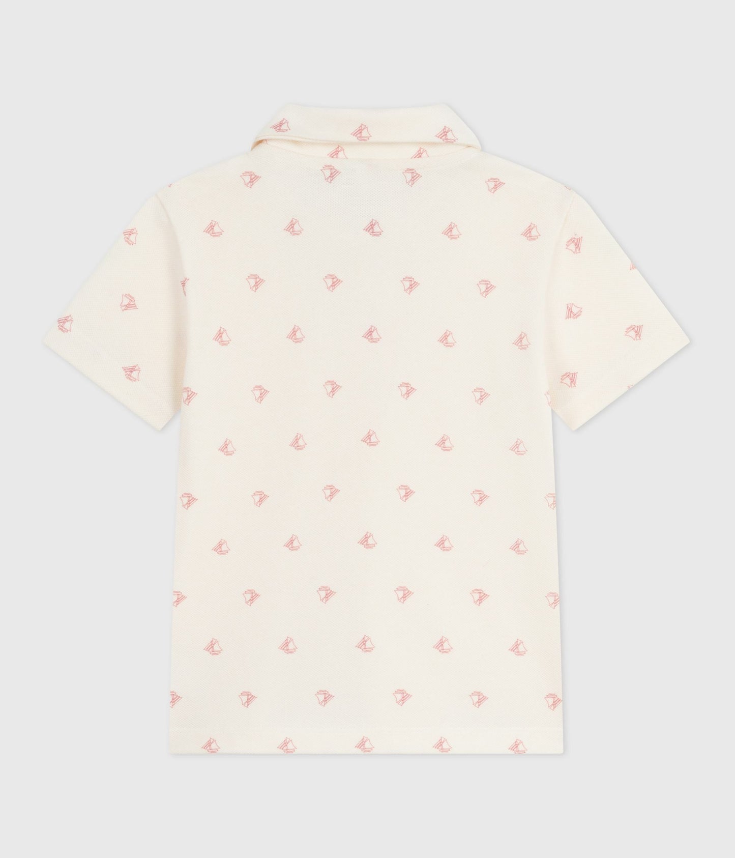 Kortærmet polo til børn med små både