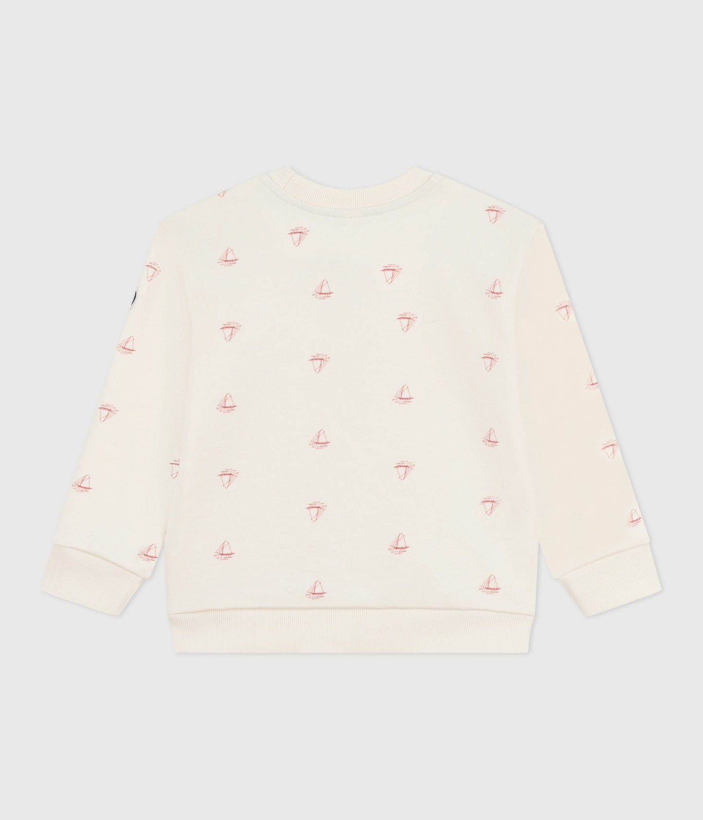 Sweatshirt i bomuld til børn med små både