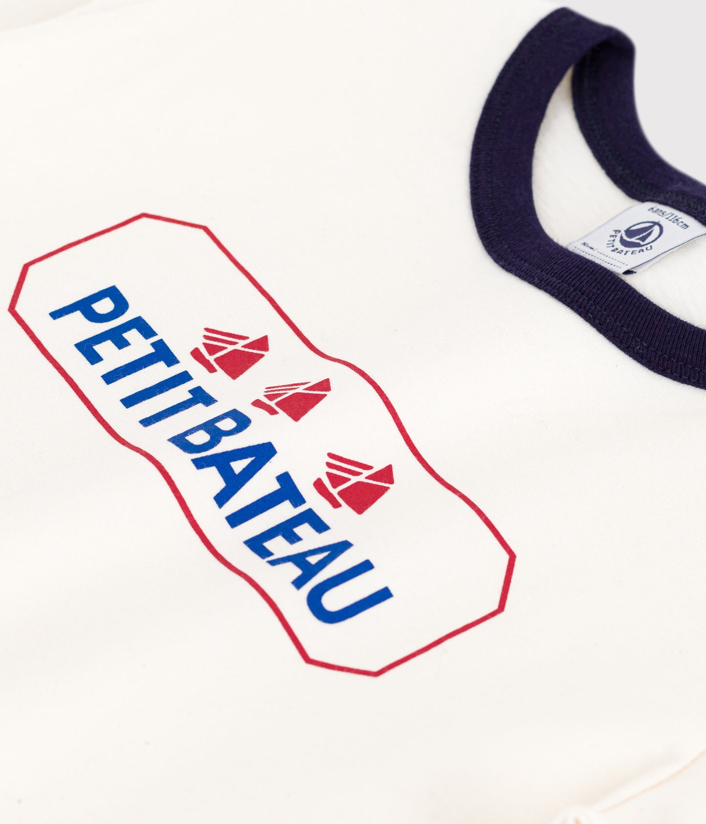 T-shirt i bomuld til børn med logo