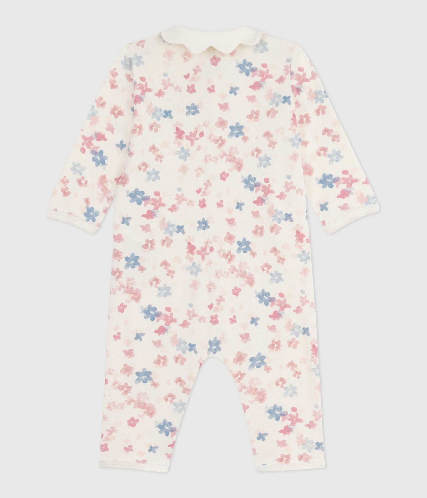 Pyjamas uden fødder til baby med blomster