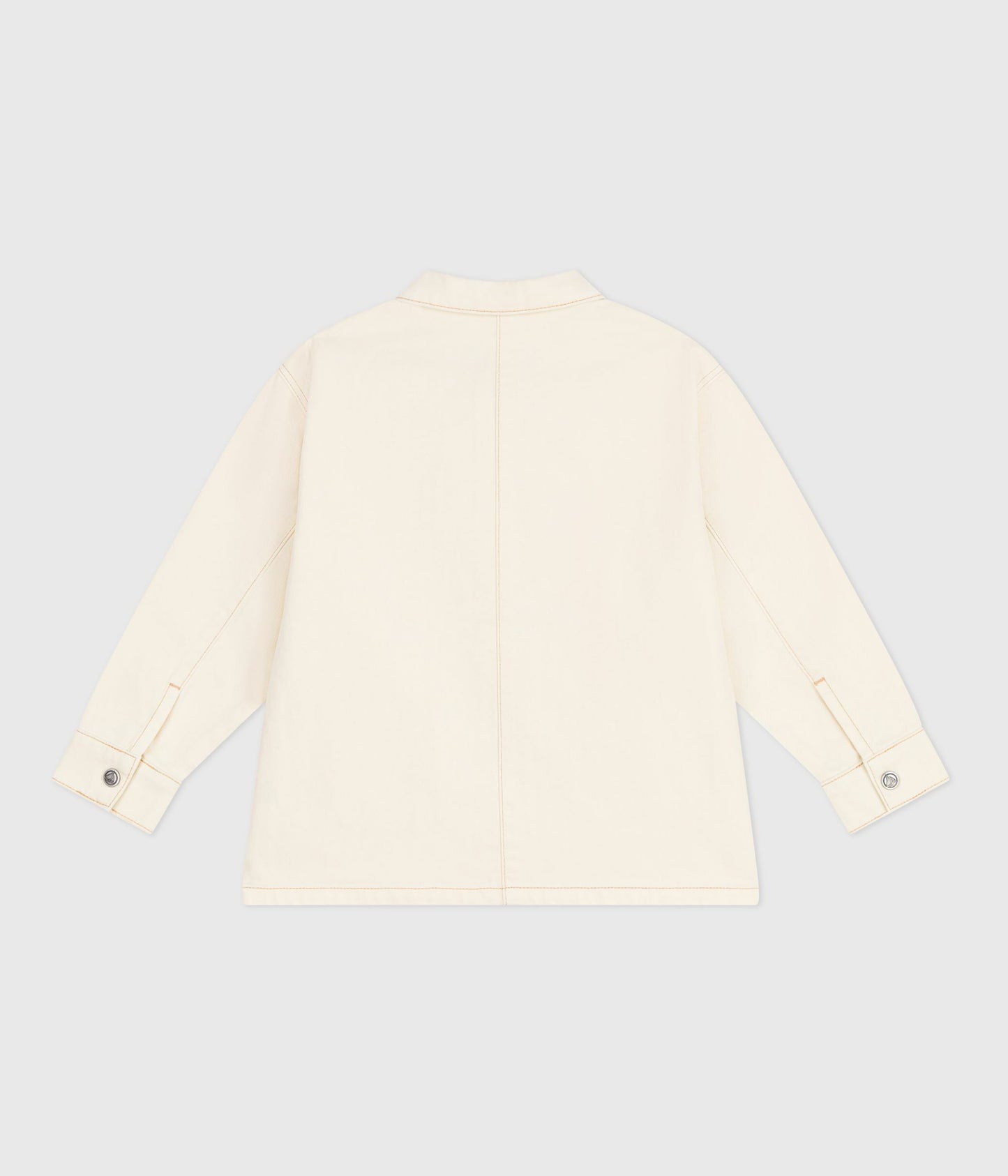 Denimjakke til børn - råhvid