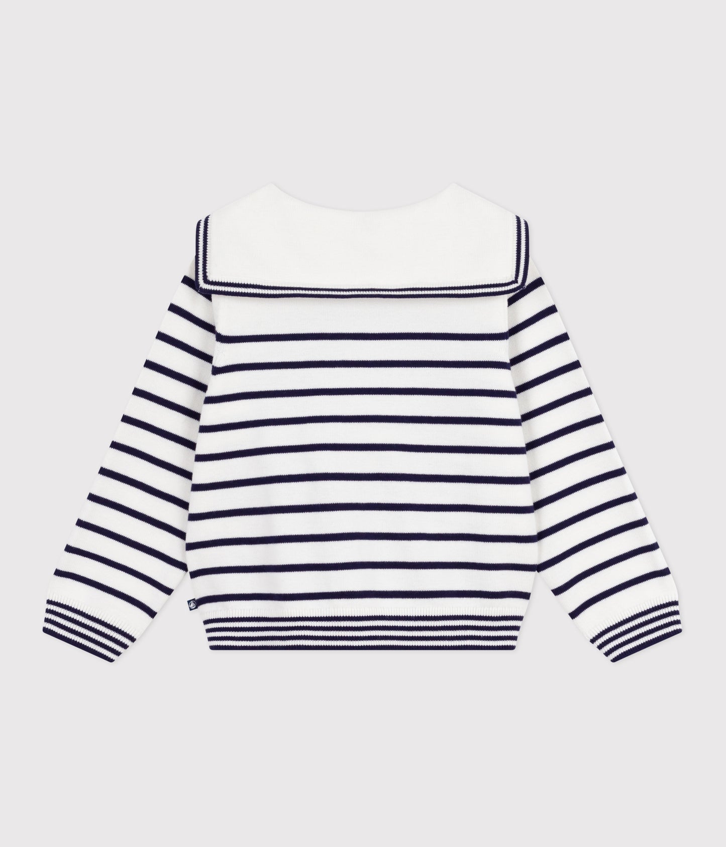 Stribet bomuldssweater til børn i sømandsstil