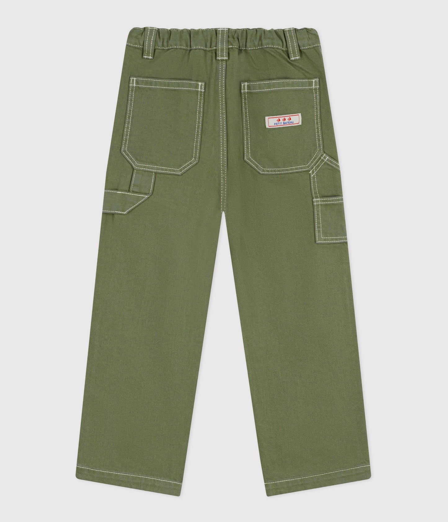 Cargo denimbukser til børn - Olivengrøn