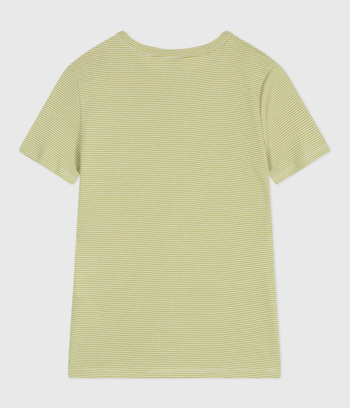 T-shirt til kvinder - Olivengrønne striber