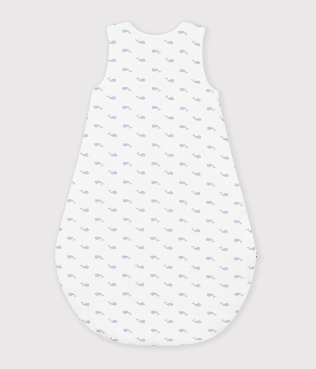 Sovepose til baby 3 TOG hvalprint - MARSHMALLOW/RIVIERA