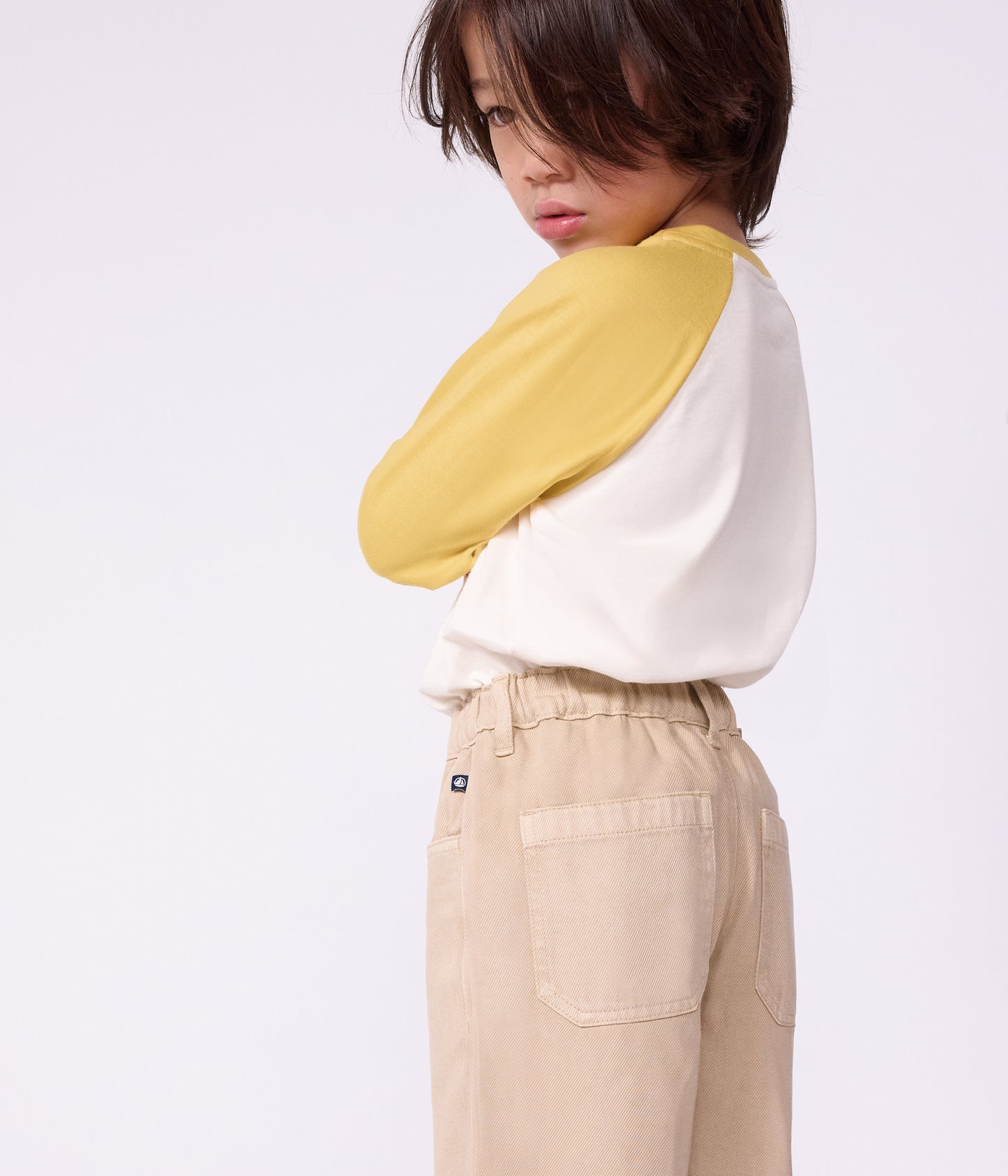 Denimbukser - Beige/Sand