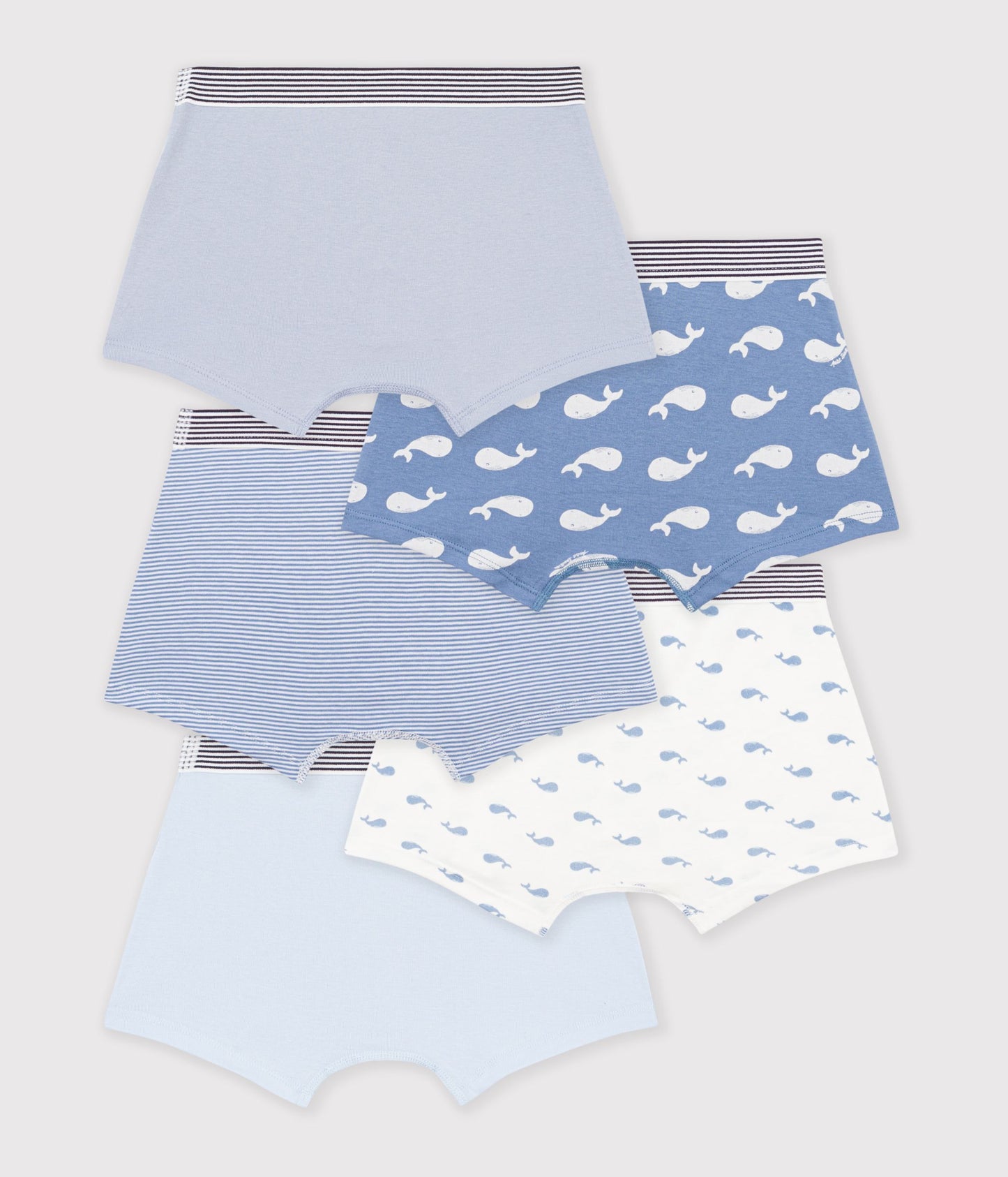 5-pak boxershorts med hvaler