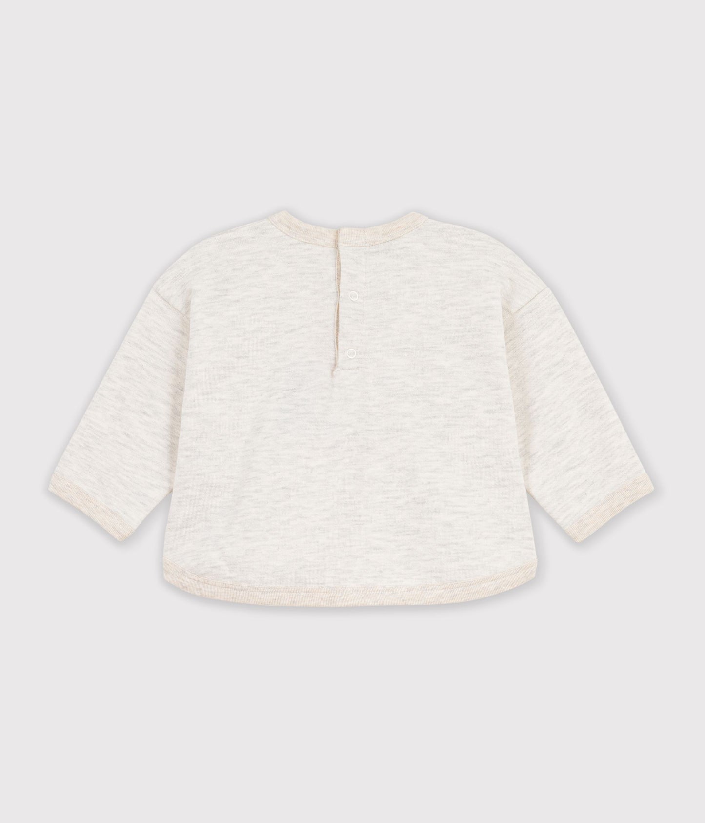 Sweatshirt med bådmønstret design - Montelimar Chine/beige