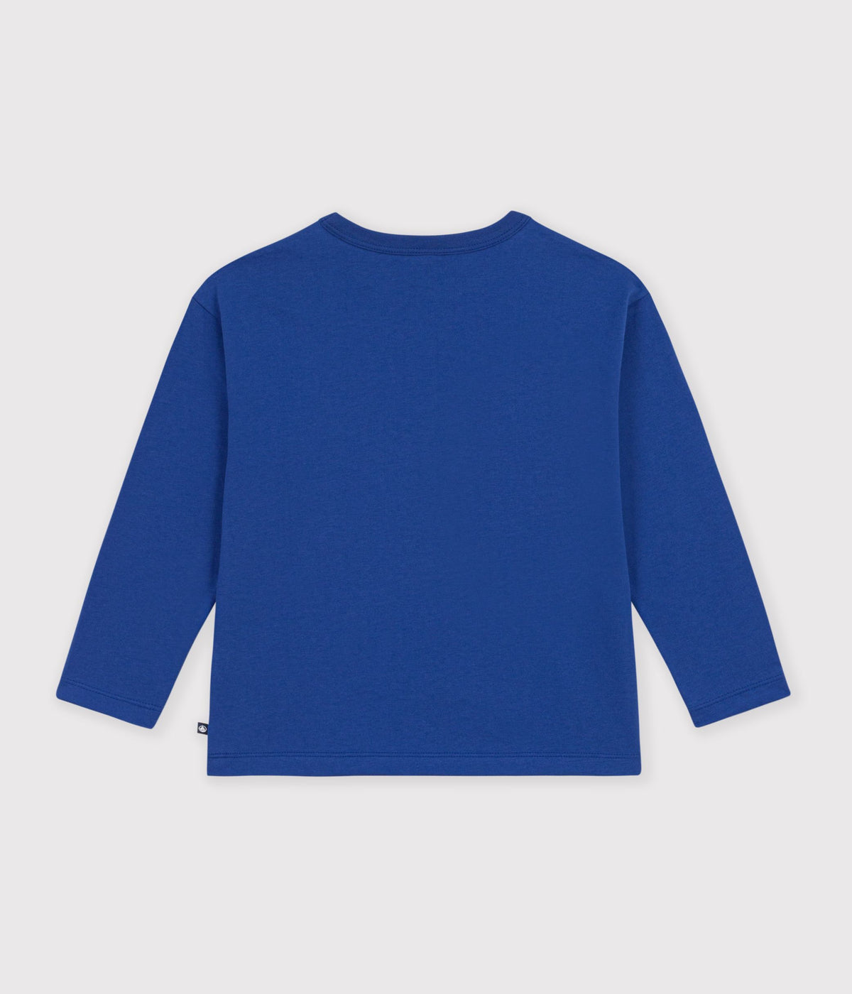 Langærmet blå/grøn printet t-shirt til børn - Ultramarine