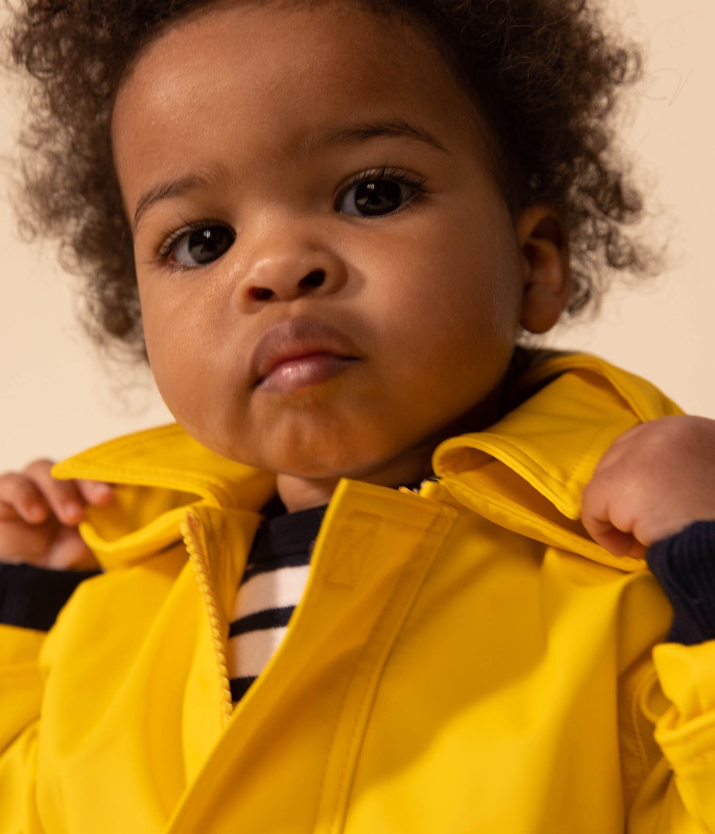 Regnjakke baby - gul