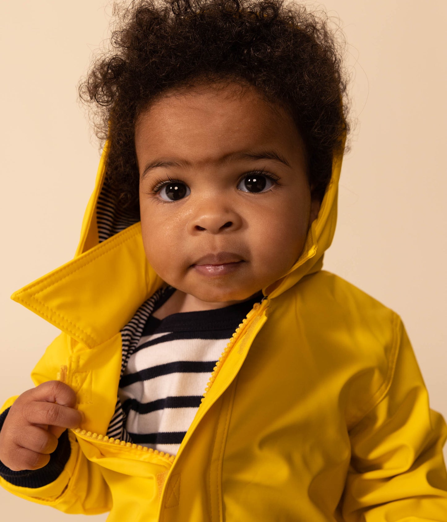 Regnjakke baby - gul