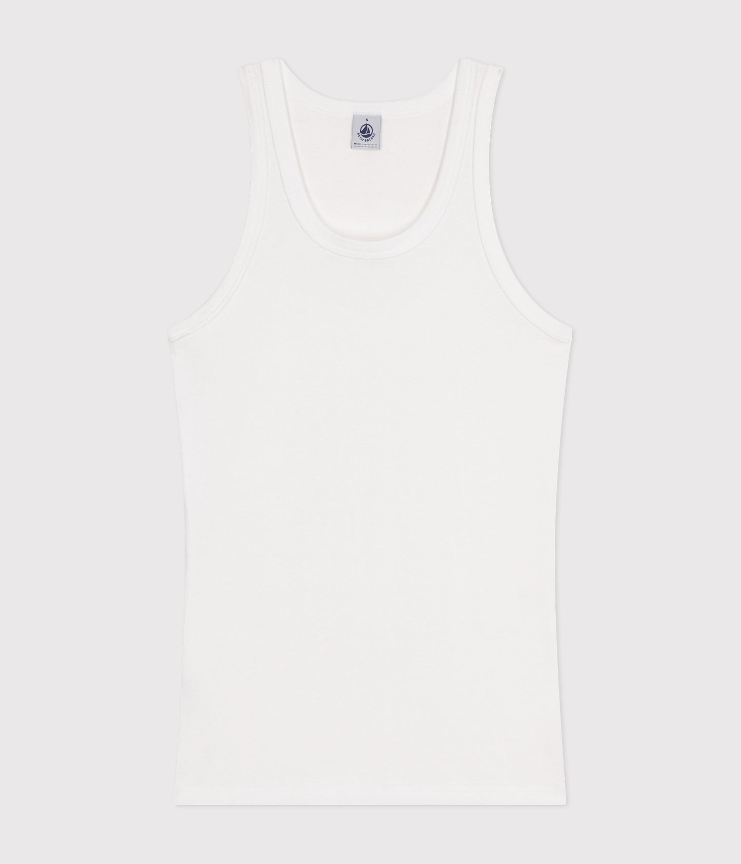 Tanktop i bomuld til kvinder - hvid
