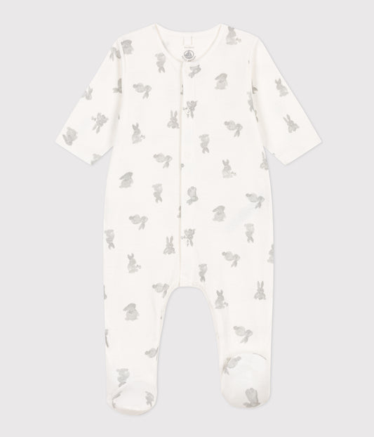 Pyjamas i tubestrik til baby med kaniner