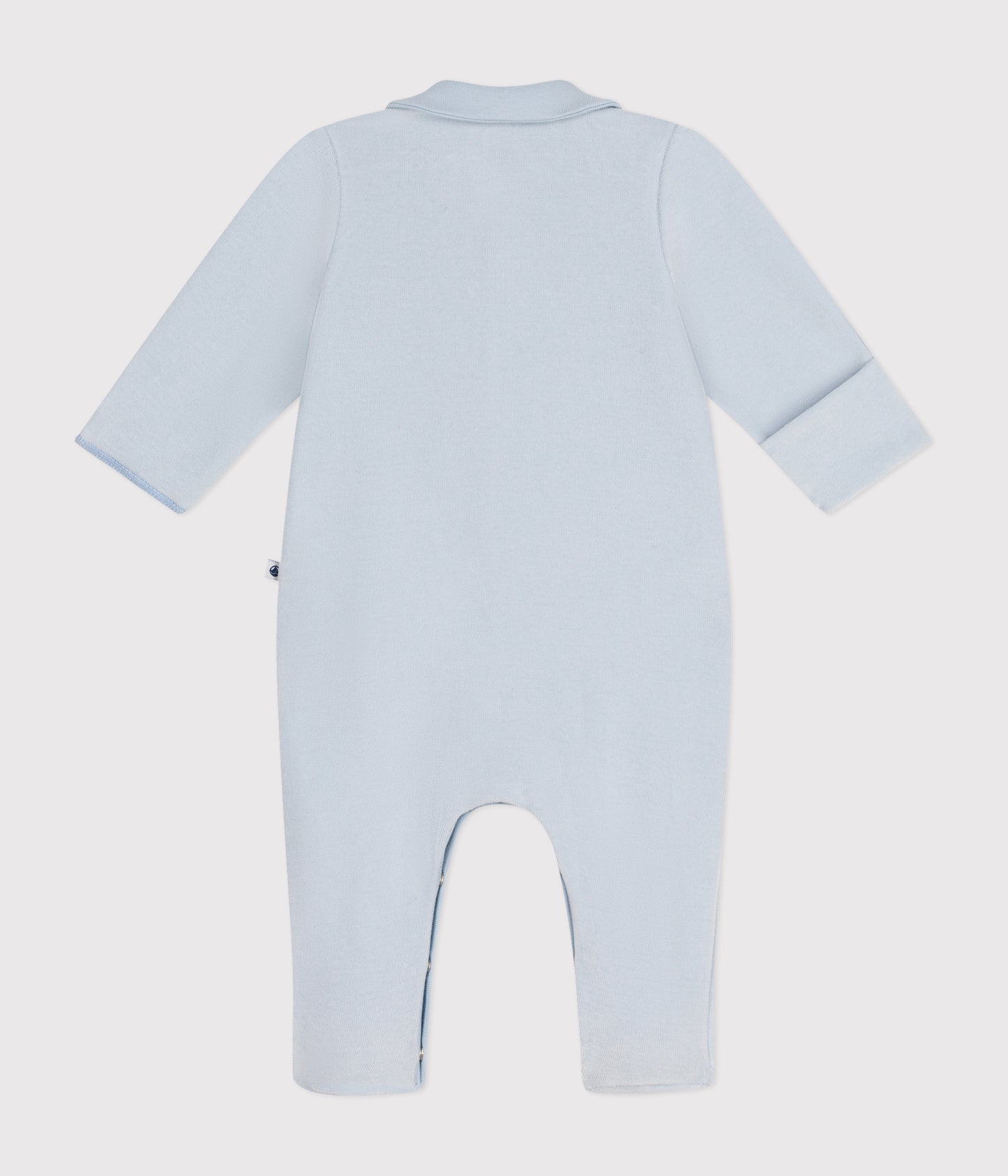 Pyjamas i velour til baby - blå