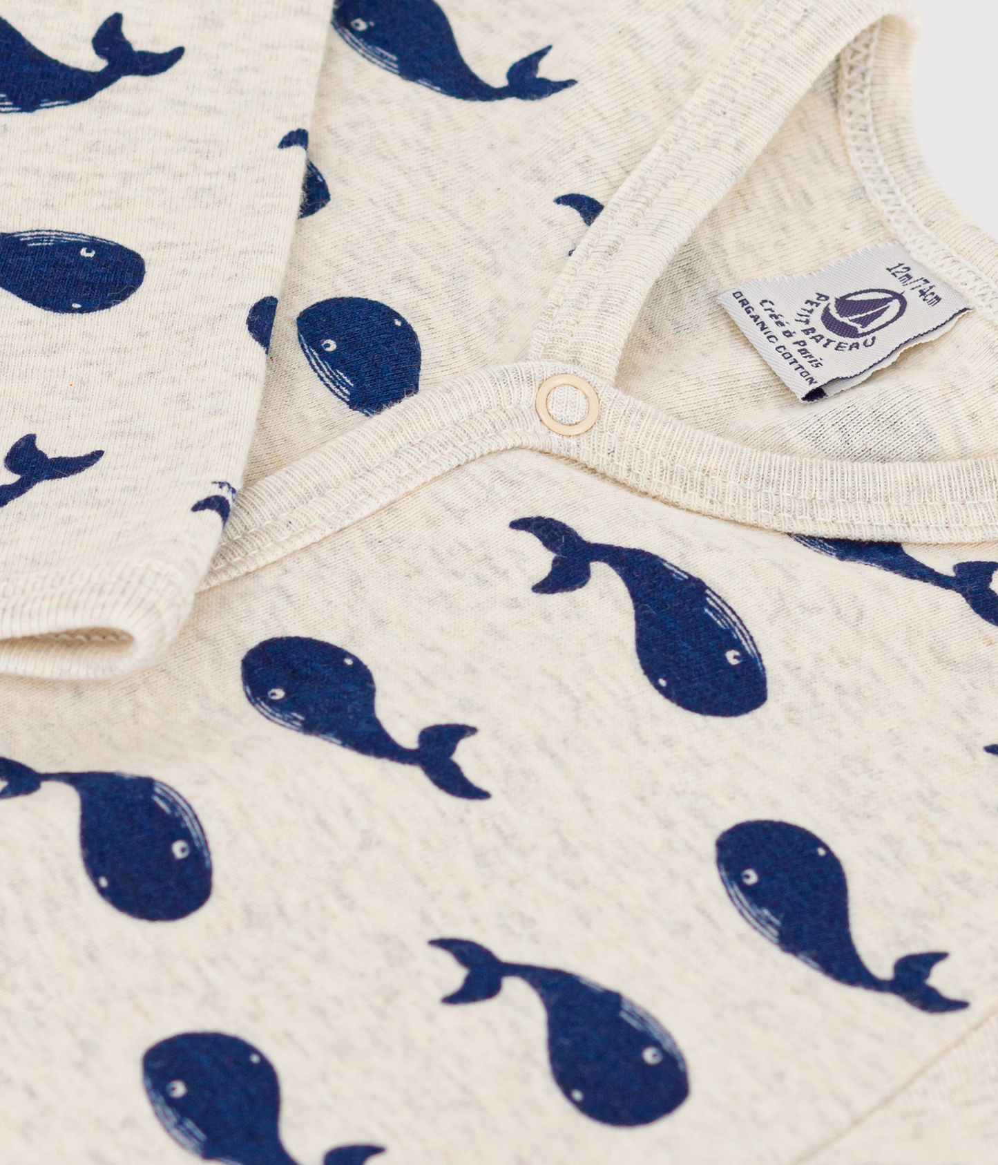 Pyjamas uden fødder med hvalprint - MONTELIMAR/MEDIEVAL
