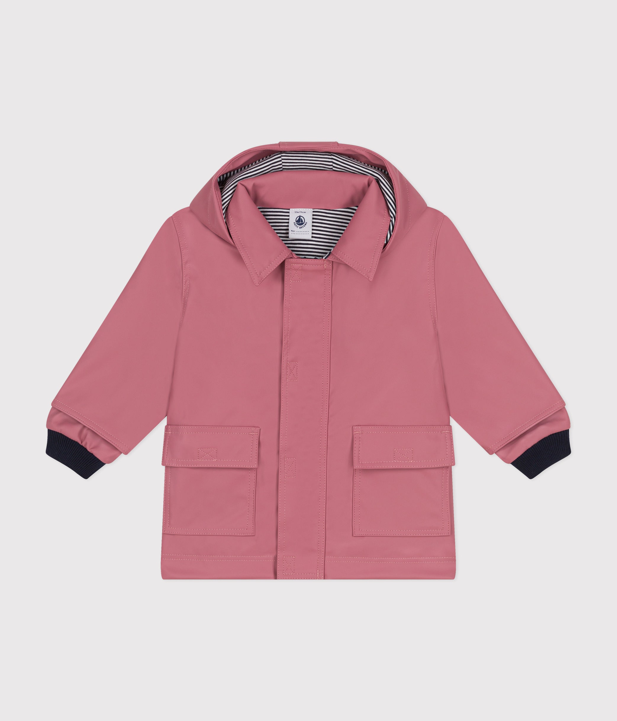 Regnjakke baby - gammelrosa
