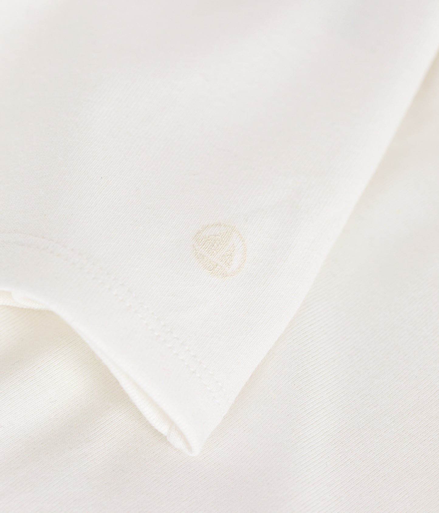 Langærmet T-shirt i bomuld til kvinder - hvid