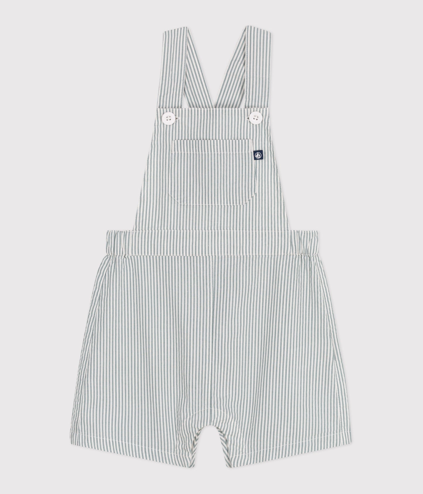 Overalls til baby med korte ben - striber