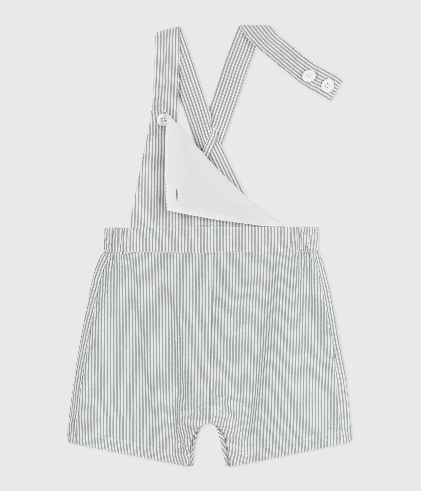 Overalls til baby med korte ben - striber