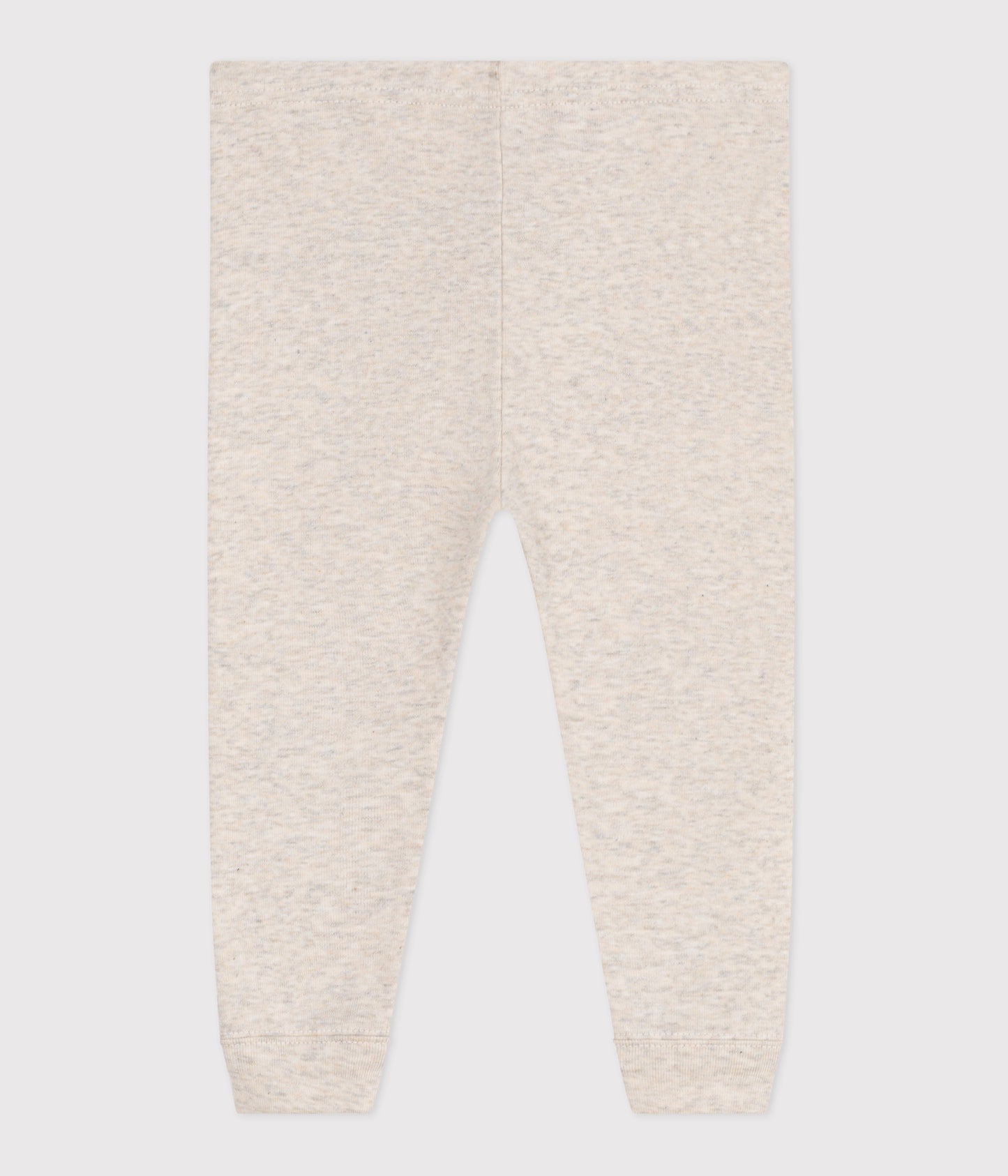 Leggings til baby i bomuld - råhvid