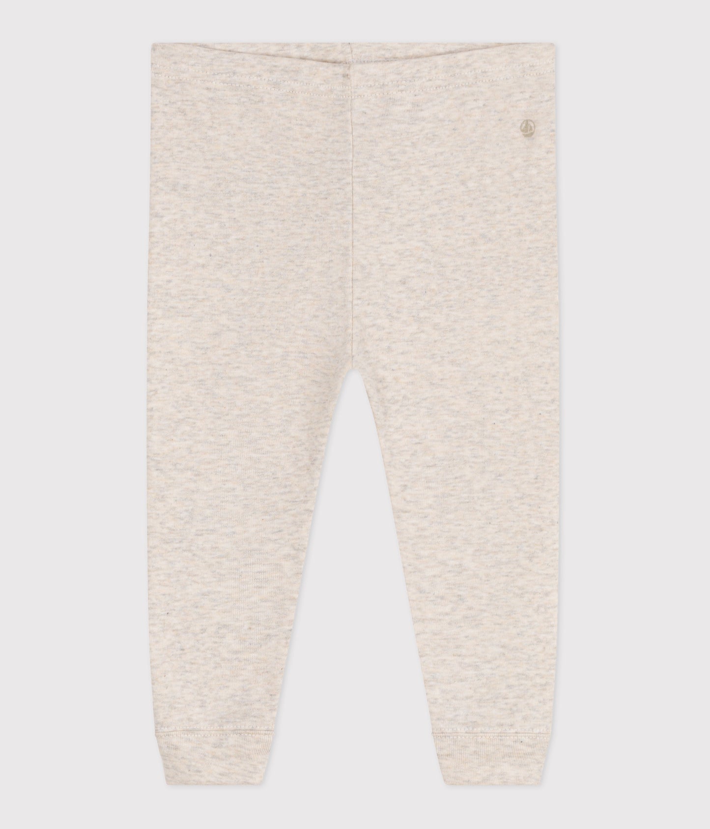 Leggings til baby i bomuld - råhvid