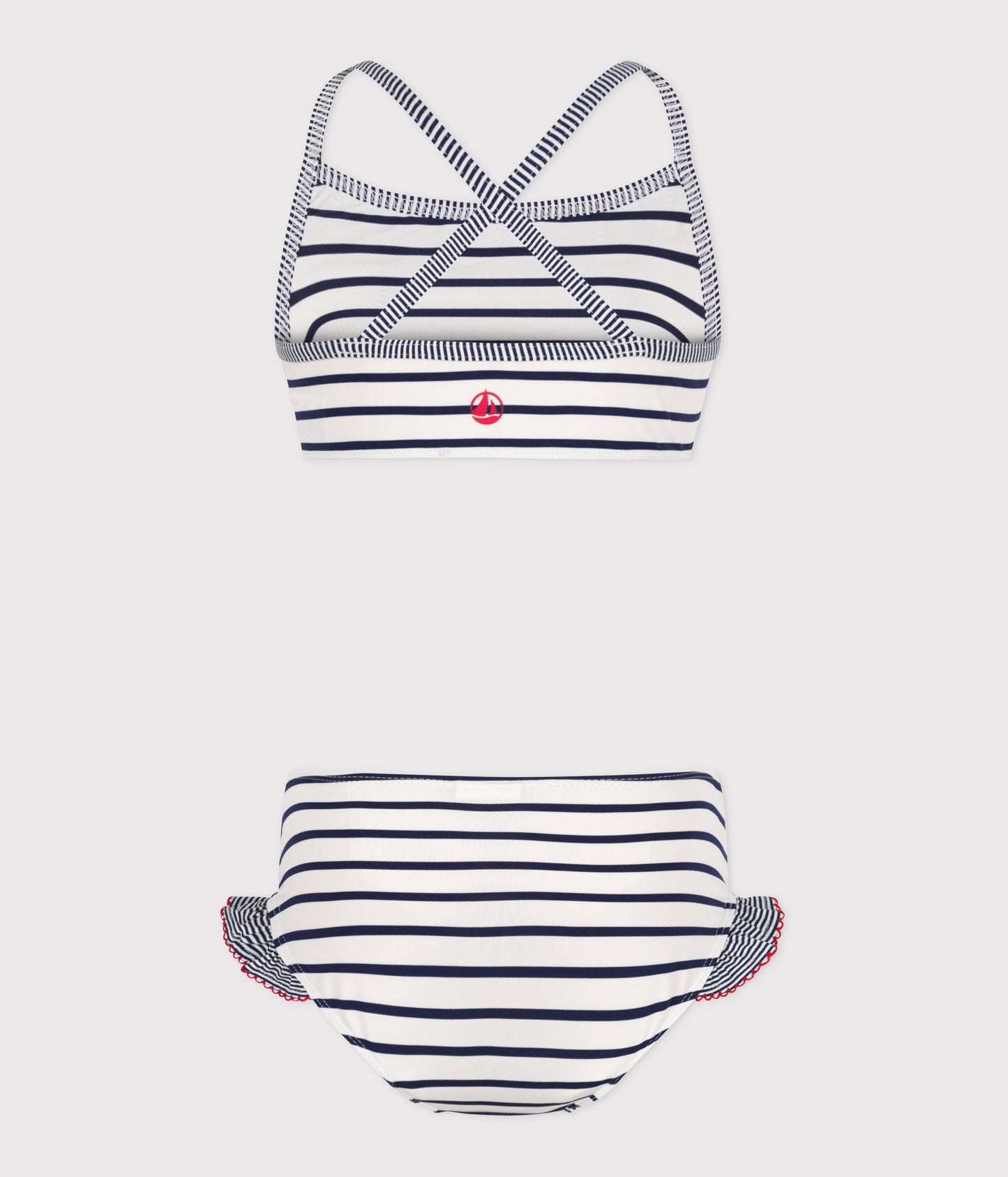 Bikini til børn med striber