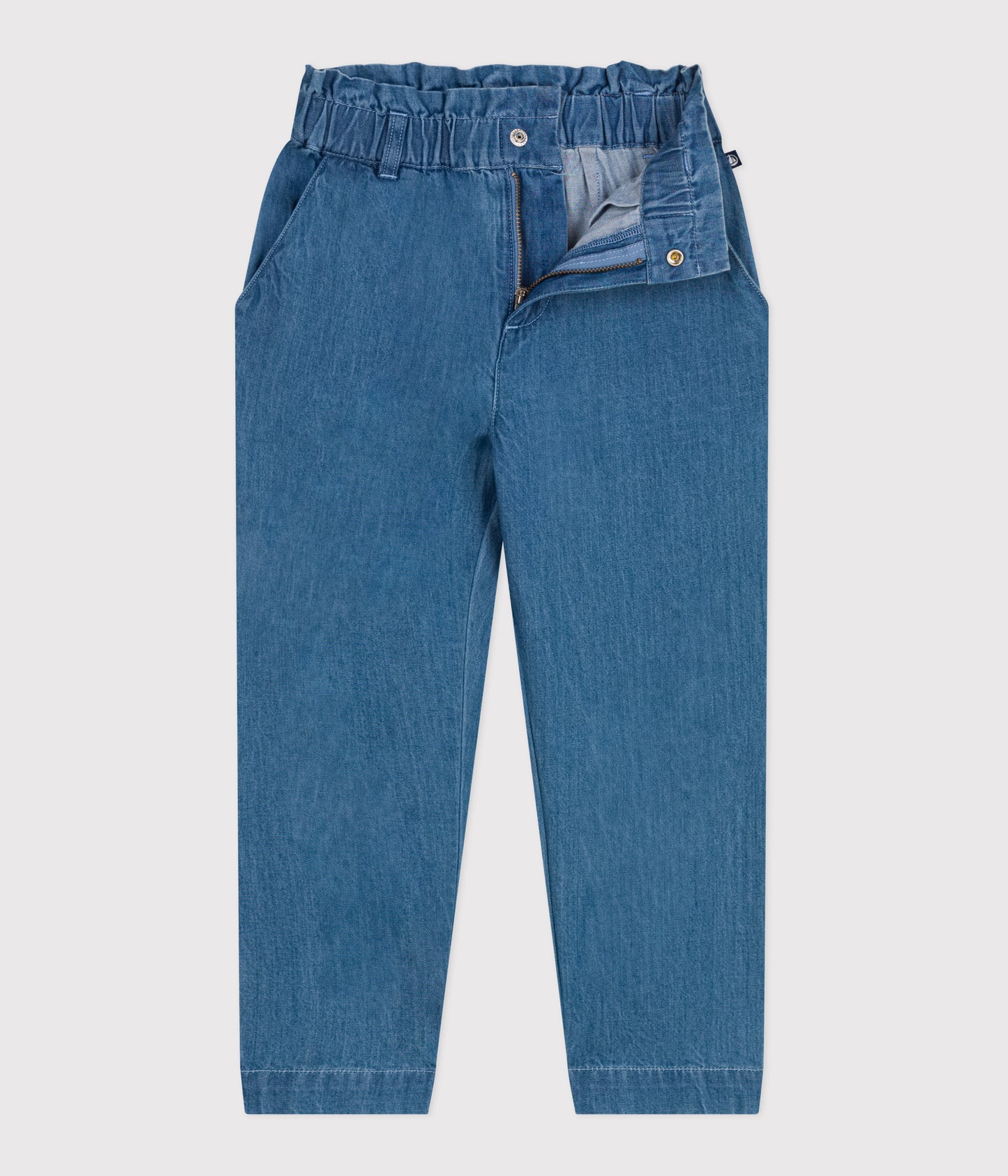 Bukser i let denim til piger