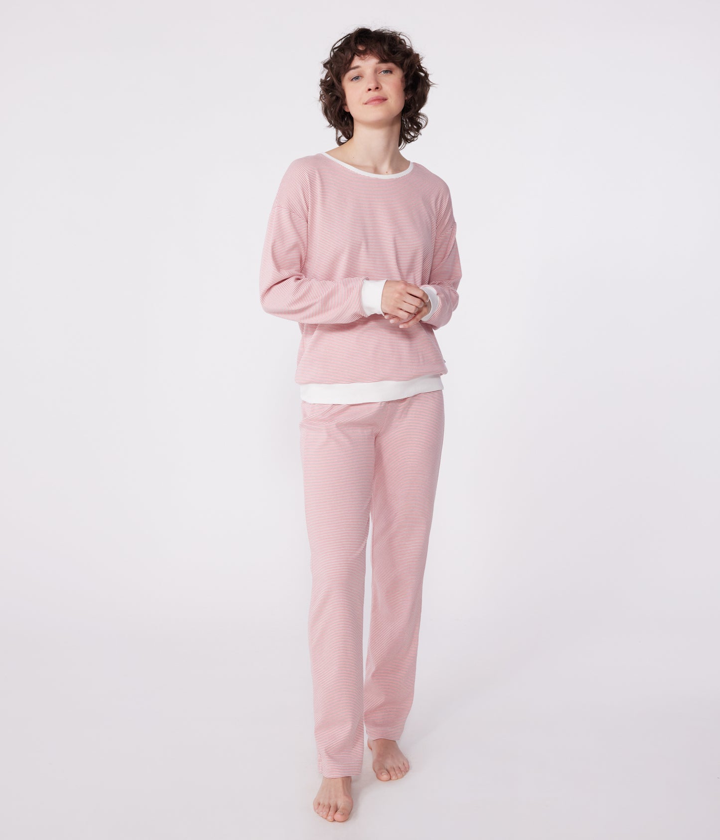 Pyjamas til kvinder - røde striber