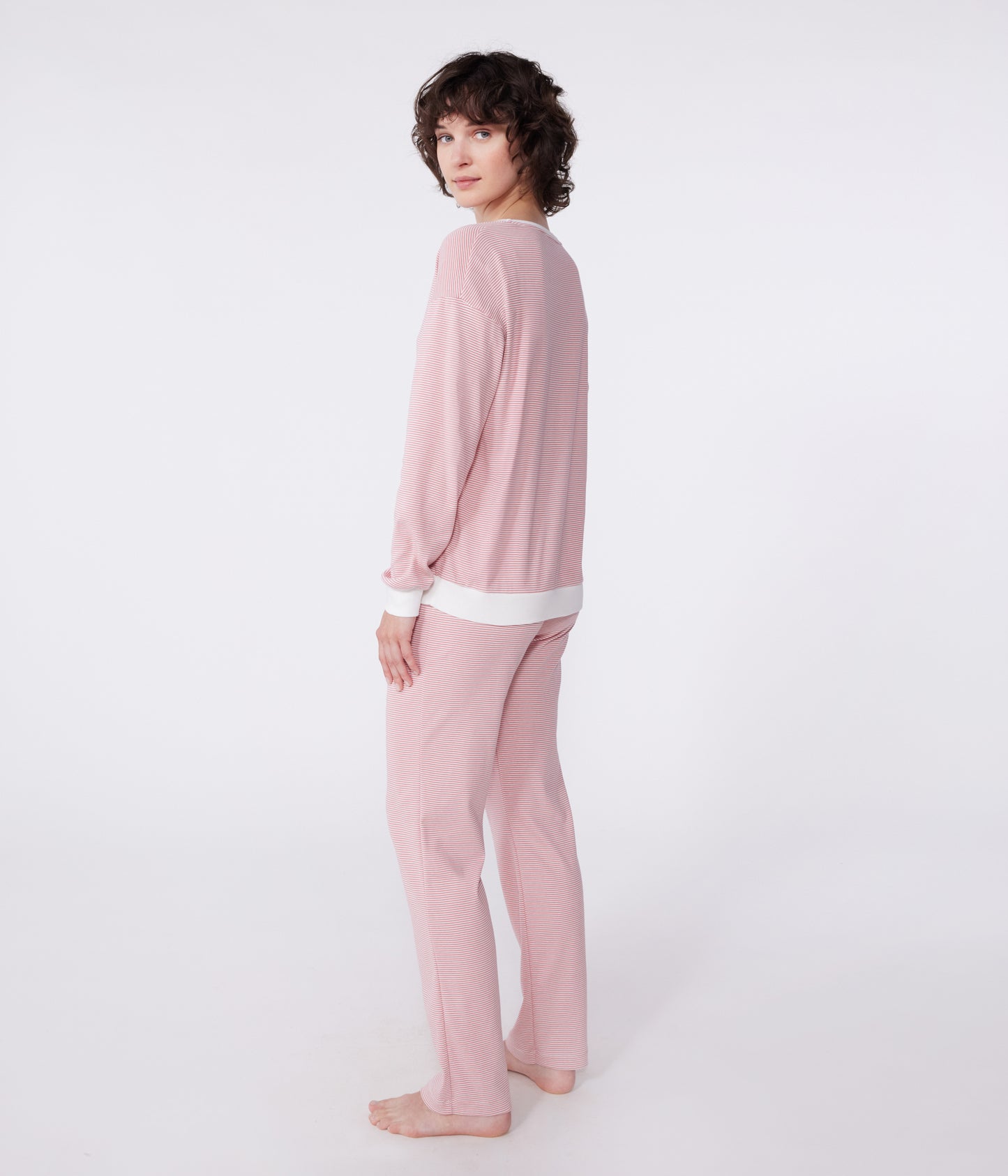 Pyjamas til kvinder - røde striber