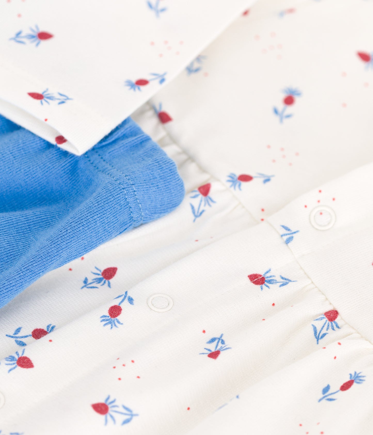 Blomstersæt med kjole og leggins til baby