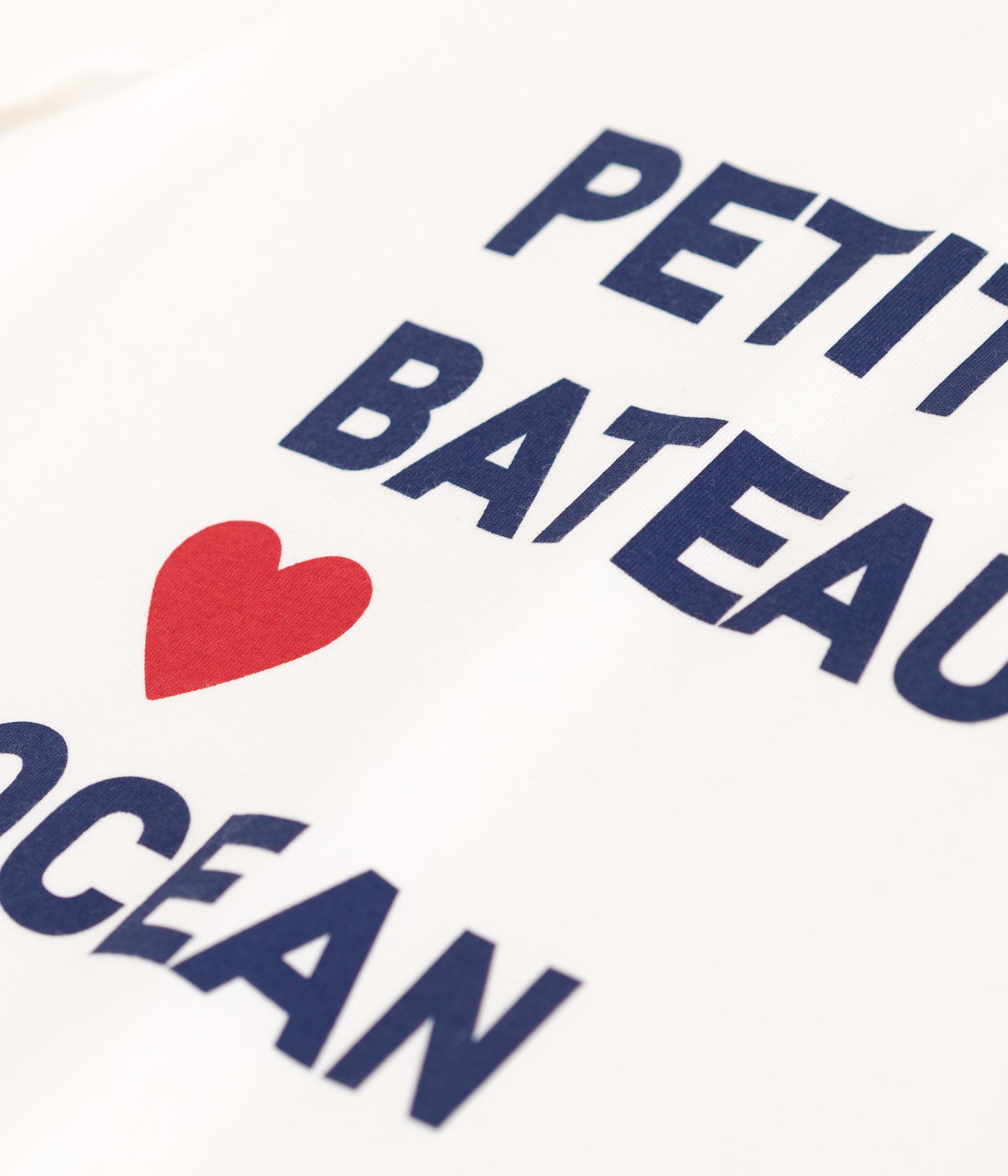T-shirt <3 ocean til børn - hvid