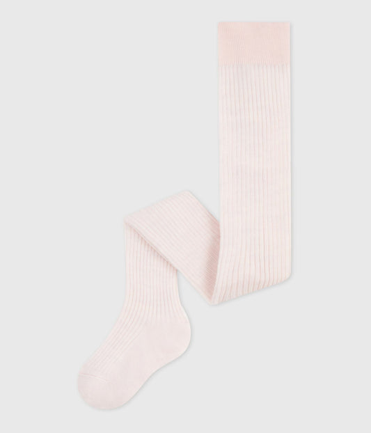 Uld strømpebukser til baby - lyserød