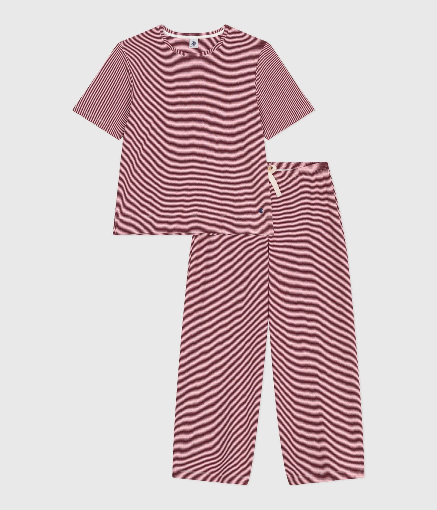 Pyjamas til kvinder - røde striber