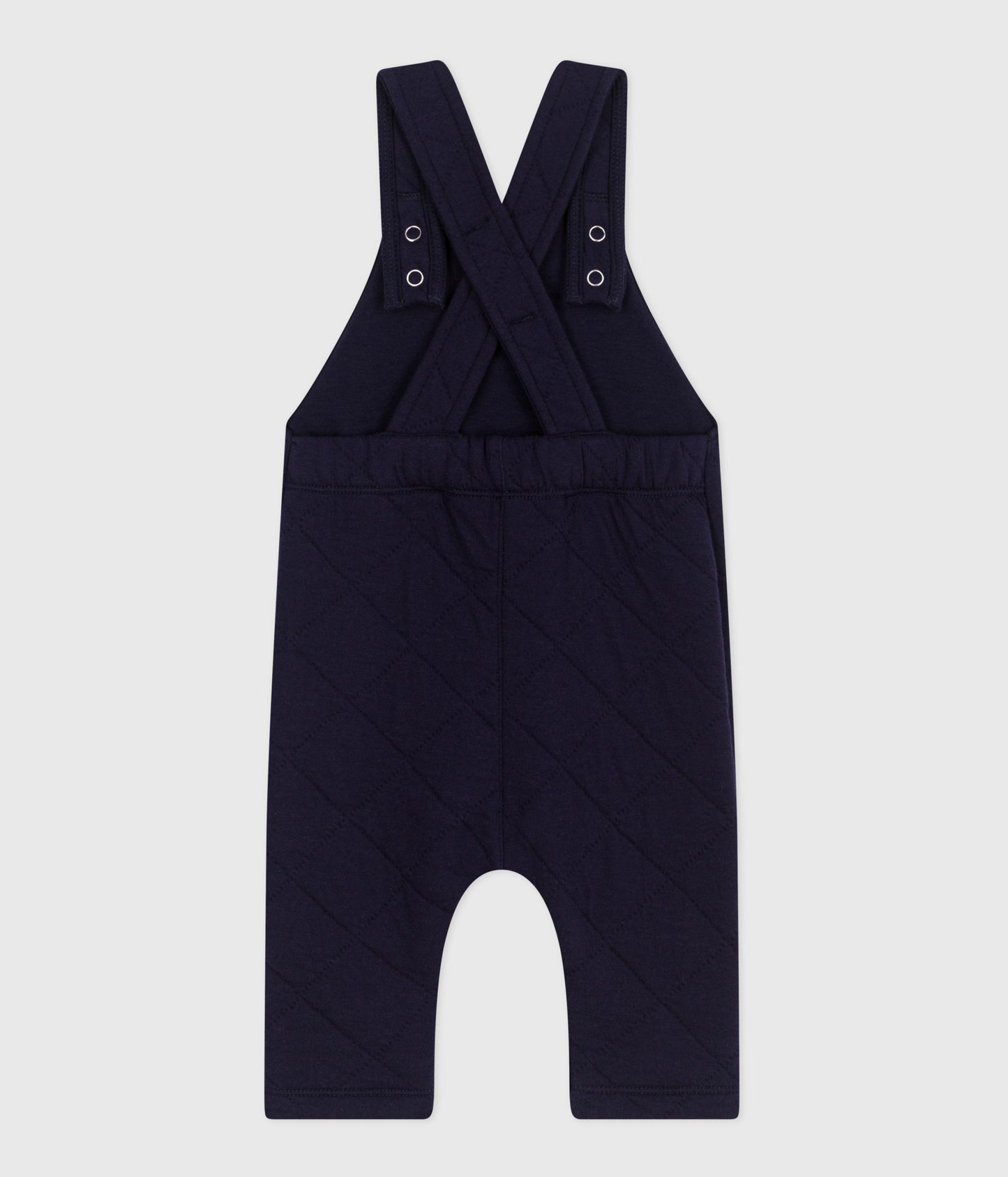 Vatterede overalls til baby - mørkeblå