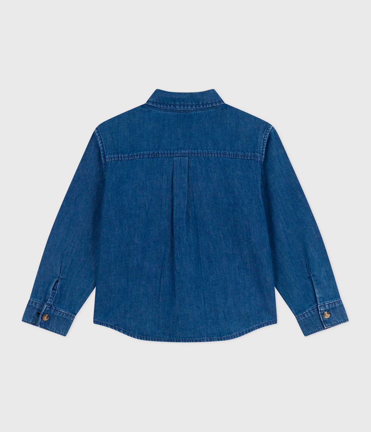 Denimskjorte til børn med logo