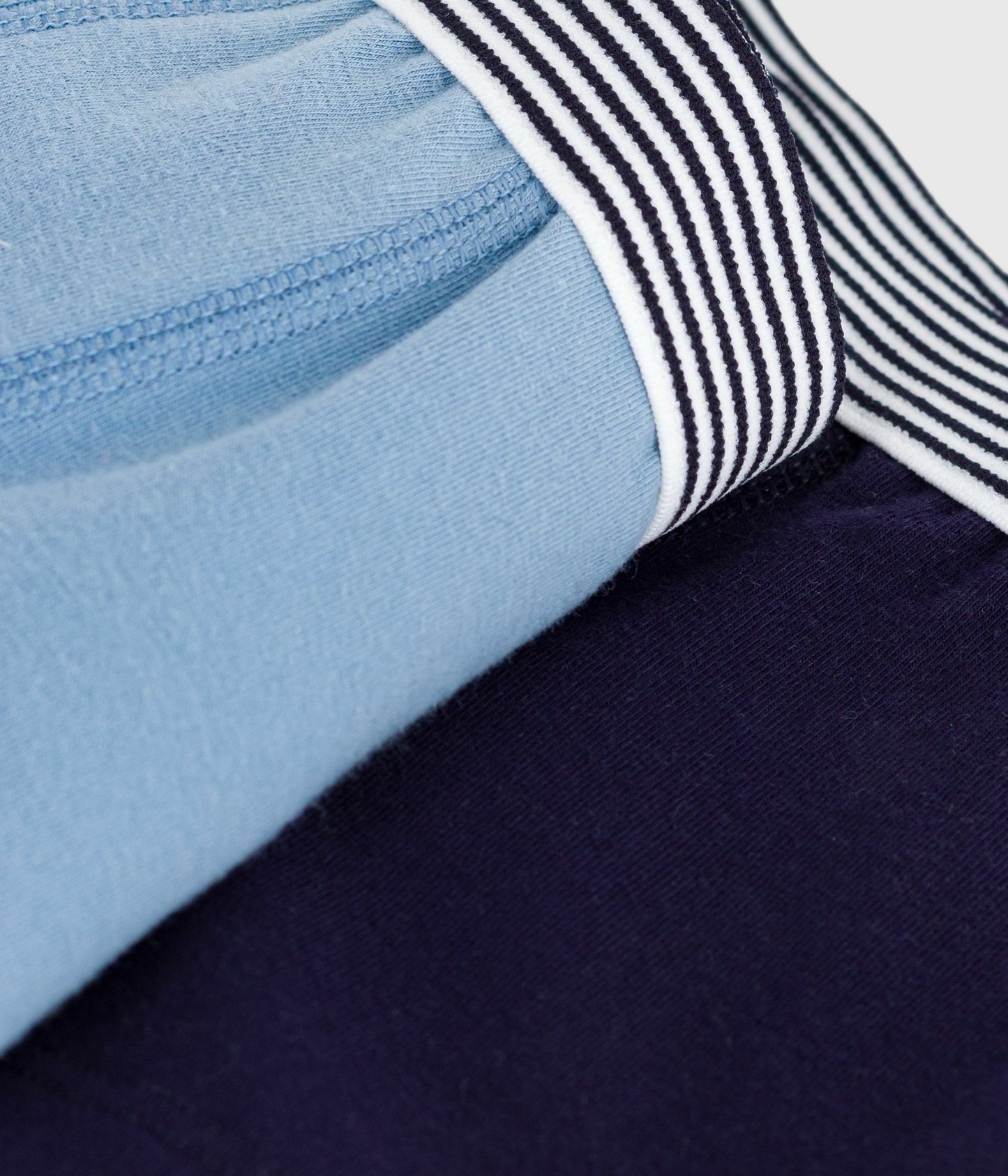 2-pak boxershorts i bomuld blå/sort