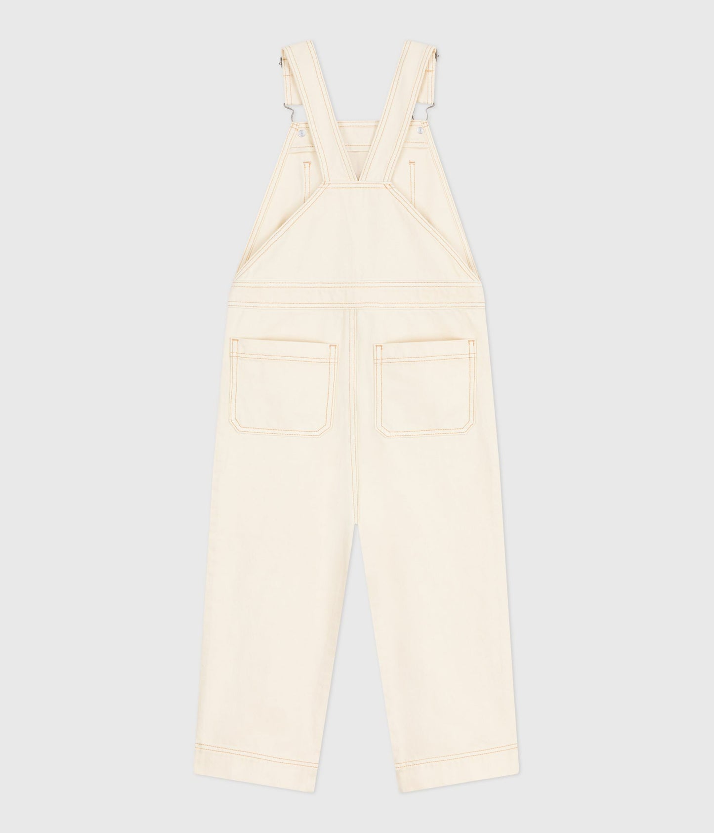 Overalls i hvid denim til piger