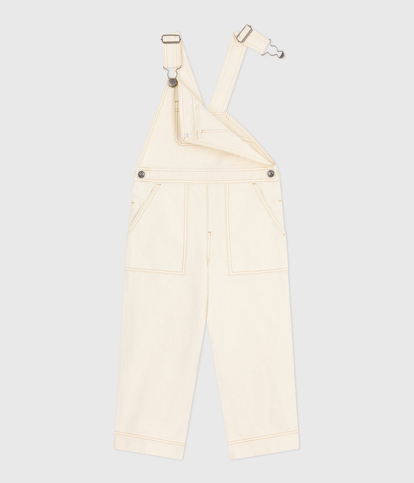 Overalls i hvid denim til piger