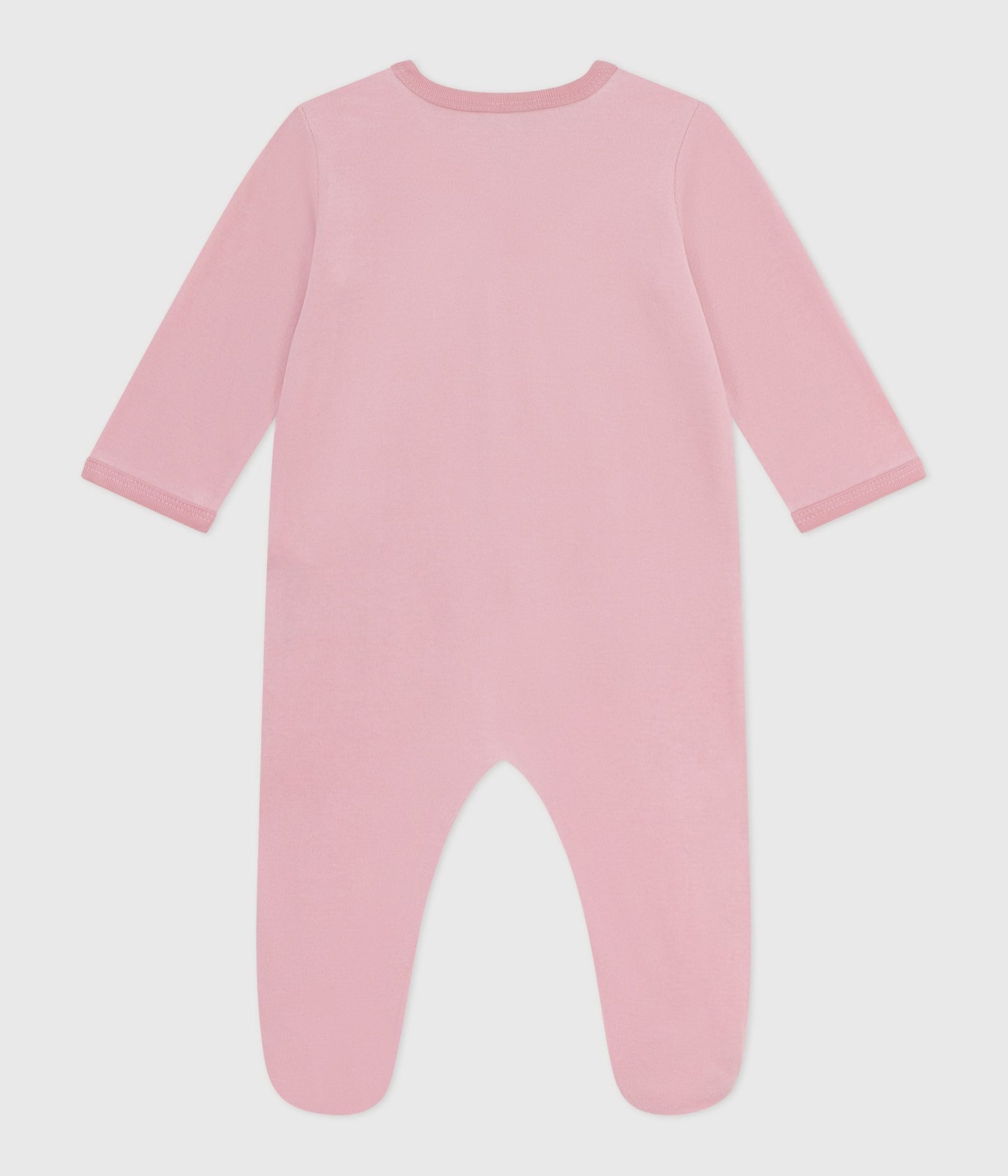 Pyjamas i velour i støvet lyserød