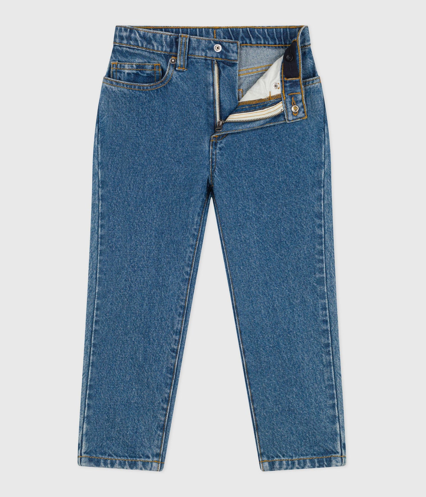 Denim jeans i stonewash til børn